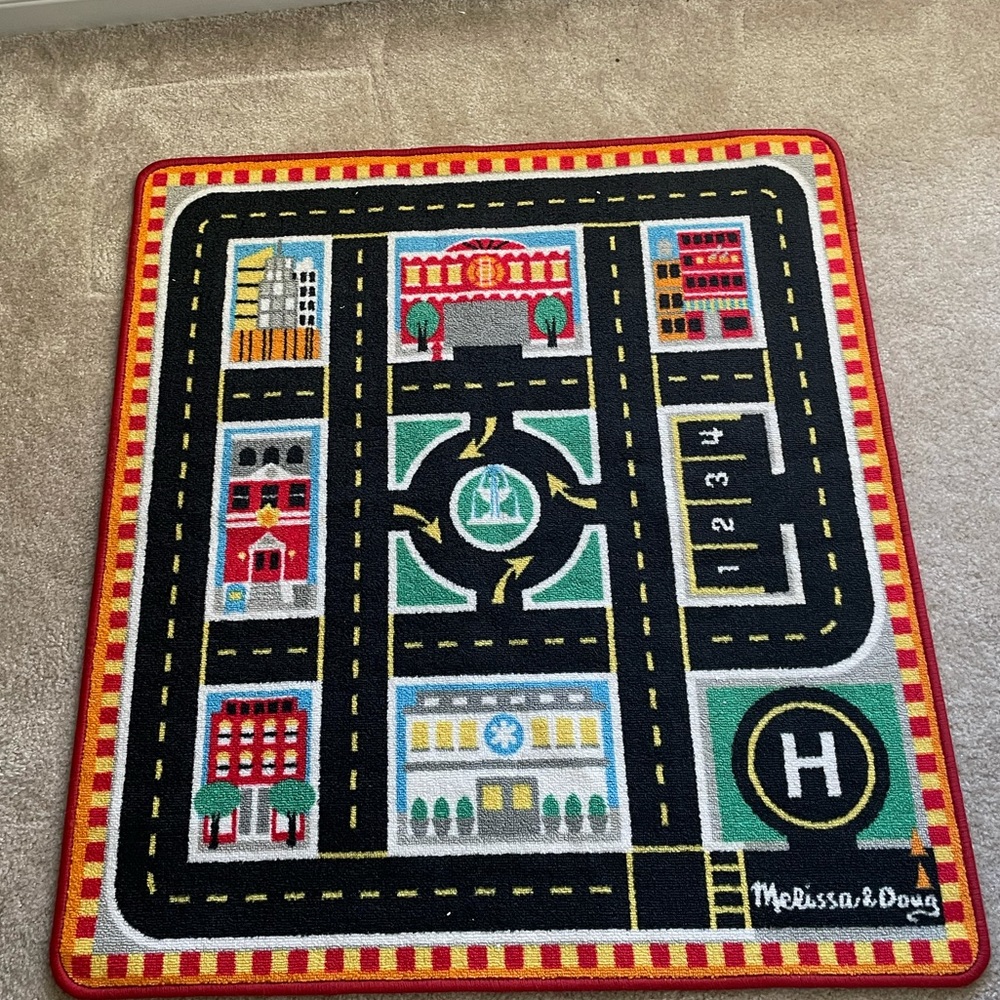 Melissa and Doug play rug